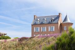 Maison sur les hauteurs de la côte bretonne