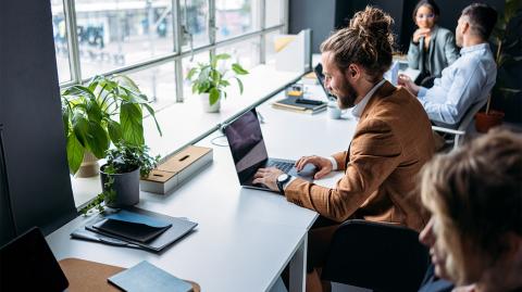 Un espace de coworking