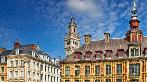 Beffroi de la chambre de commerce à Lille